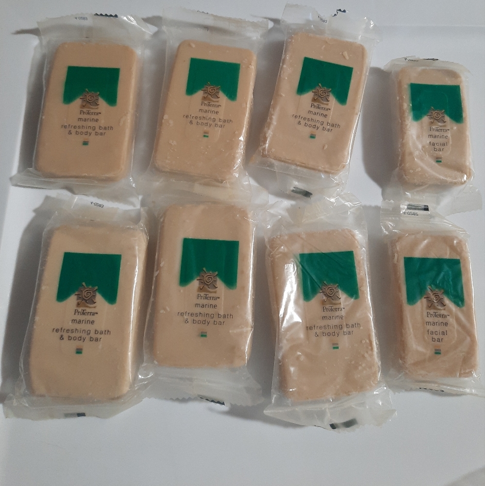 Lot of 8 ProTerra Facial Refreshing Body Bar Soap Wash New